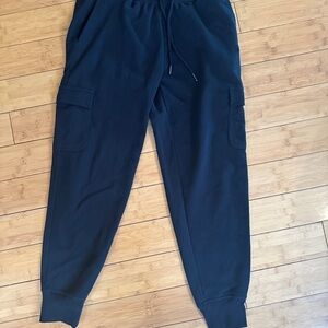 Women’s Converse Black Cargo Sweatpants